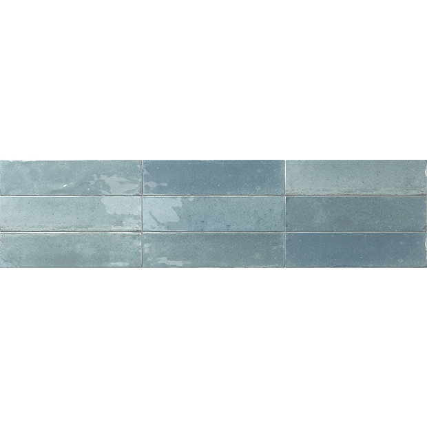 Martil Light Blue Wall & Floor Tiles - 70 x 280mm  Feature Large Image