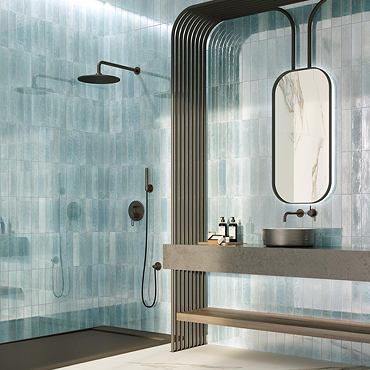 Martil Light Blue Wall & Floor Tiles - 70 x 280mm