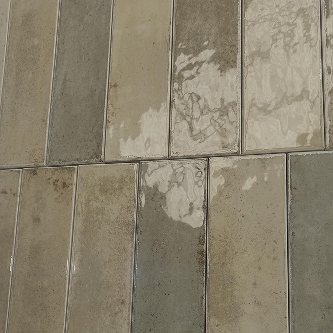 Martil Sage Porcelain Glazed Wall Tiles - 70 x 280mm