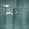 Martil Turquoise Porcelain Glazed Wall Tiles - 70 x 280mm