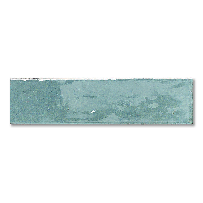 Martil Turquoise Porcelain Glazed Wall Tiles - 70 x 280mm