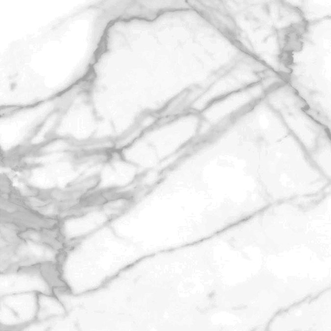Massa Carrara Matt White Marble Ceramic Floor Tiles - 498 x 498mm Large Image