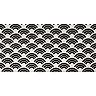 Mataro Black Patterned Decor Wall Tiles - 125 x 250mm  Profile Large Image
