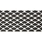 Mataro Black Patterned Decor Wall Tiles - 125 x 250mm Profile Large Image