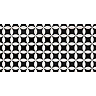 Mataro Black Patterned Decor Wall Tiles - 125 x 250mm  Standard Large Image