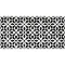 Mataro Black Patterned Decor Wall Tiles - 125 x 250mm  additional Large Image