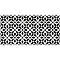 Mataro Black Patterned Decor Wall Tiles - 125 x 250mm additional Large Image