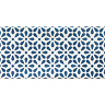 Mataro Blue Patterned Decor Wall Tiles - 125 x 250mm  additional Large Image