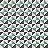 Stonehouse Studio Matlock Teal Patterned Wall and Floor Tiles - 225 x 225mm