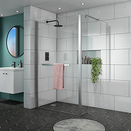 Matrix 10mm (1400 x 800mm) Wet Room Shower Enclosure Medium Image