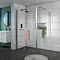 Matrix 10mm (1400 x 800mm) Wet Room Shower Enclosure Large Image