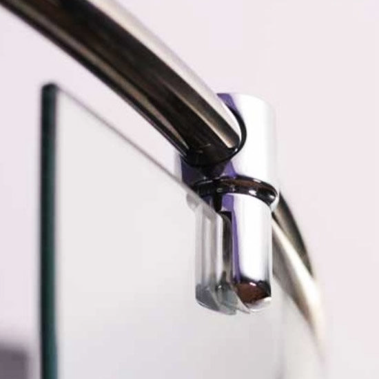 Matrix 1200 x 900mm Curved Walk In Shower Screen Victorian Plumbing