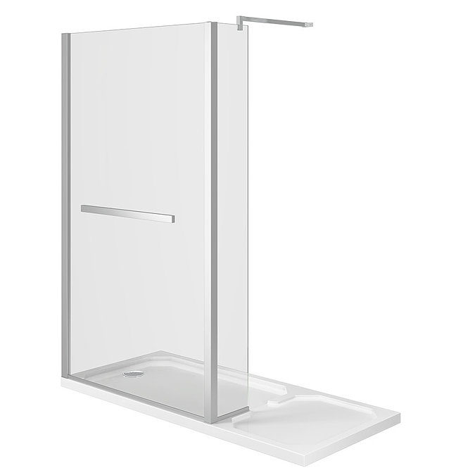 Matrix 1400 x 800mm Ultimate Walk In Enclosure 10mm + Tray  Standard Large Image