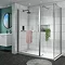 Matrix 1400 x 800mm Ultimate Walk In Enclosure 10mm (Inc. Side Panel + Tray) Large Image