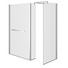 Matrix 1400 x 800mm Ultimate Walk In Enclosure + Side Panel Only 10mm (No Tray)  Feature Large Image