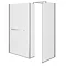 Matrix 1400 x 800mm Ultimate Walk In Enclosure + Side Panel Only 10mm (No Tray) Feature Large Image