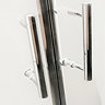 Matrix 1850mm Premium Economy Double Sliding Shower Door 6mm Profile Large Image