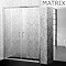 Matrix 1850mm Premium Economy Double Sliding Shower Door 6mm Large Image