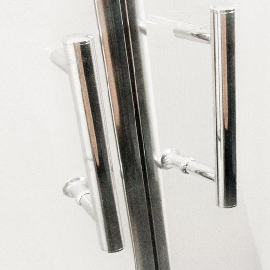 Matrix H1850mm x W1000mm Premium Economy Single Sliding Shower Door 6mm - SPE10 Profile Large Image