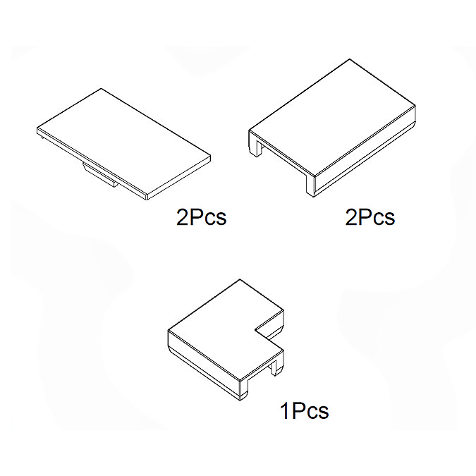 Matrix Wetroom Screen Top Cover Cap Kit - Chrome