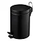 Matt Black 3 Litre Pedal Bin - 0506421 Large Image