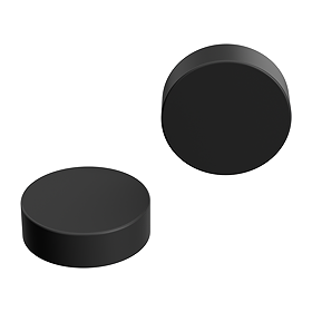 Matt Black Radiator Cover Caps