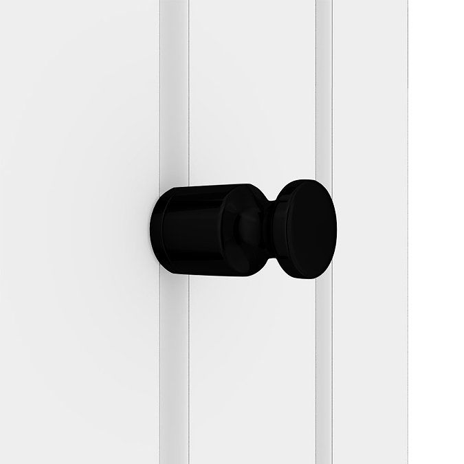 Matt Black Robe Hook Attachment for Metro/Urban Tube Radiators  Profile Large Image