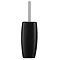 Matt Black Stoneware Toilet Brush - 1601327 Large Image