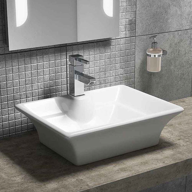 Riviera Counter Top Basin 1TH - 490 x 385mm Large Image