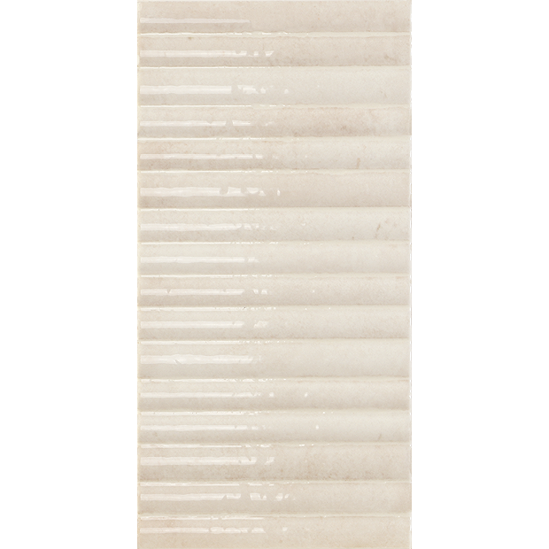 Matteo Fluted White Wall Tiles - 150 x 300mm
