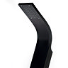 Maverick Tower Shower Panel (Thermostatic) - Black Profile Large Image