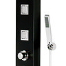 Maverick Tower Shower Panel (Thermostatic) - Black Feature Large Image