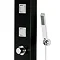 Maverick Tower Shower Panel (Thermostatic) - Black Feature Large Image