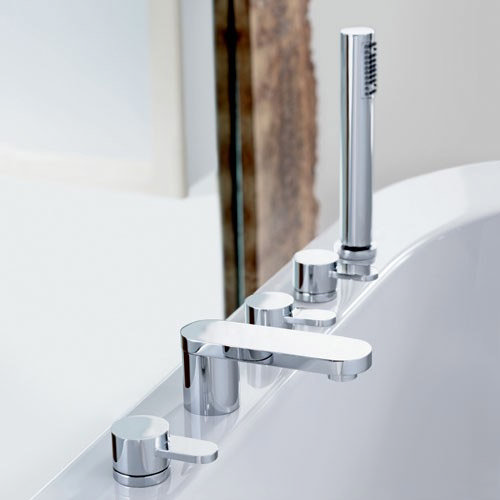 Mayfair - Cielo 5 Hole Bath Set - CIE057 at Victorian Plumbing UK