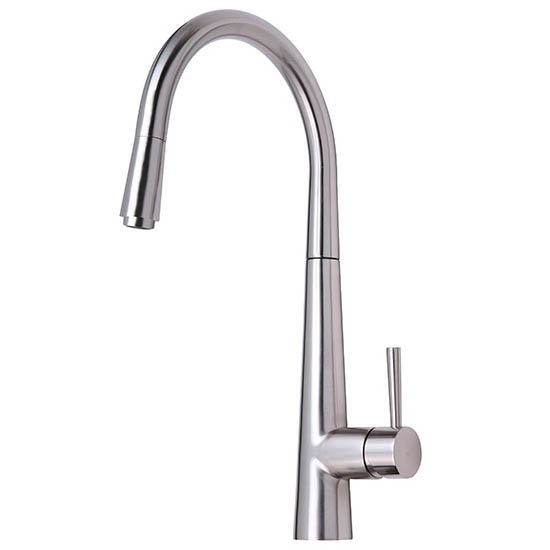 Mayfair - Palazzo Mono Kitchen Tap with Pull Out Head - Brushed Nickel - KIT163 Large Image
