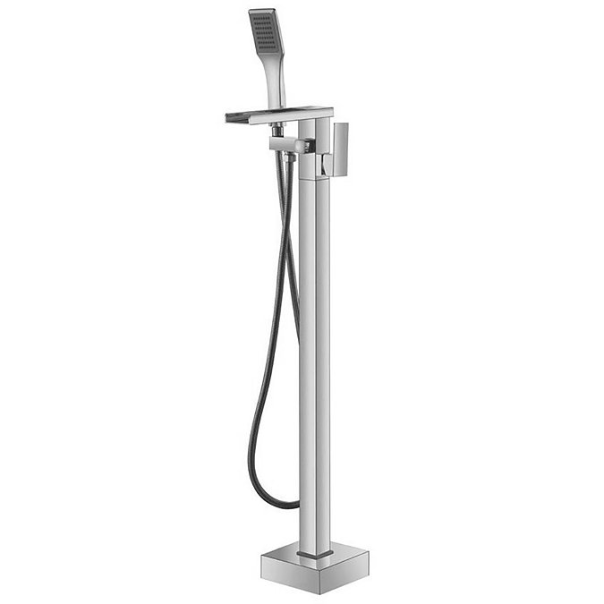 Mayfair Rio Floorstanding Open Spout Bath Shower Mixer Tap with Kit - RIO073