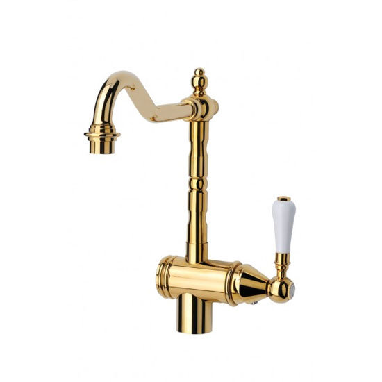 Mayfair - Rustique Mono Kitchen Tap - Gold - KIT181 Large Image