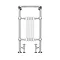 Mayfair Traditional Chrome Heated Towel Rail H965mm x W495mm  Profile Large Image