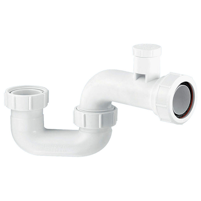 McAlpine 50mm Seal Anti-Syphon Bath Trap - SMP10V Large Image