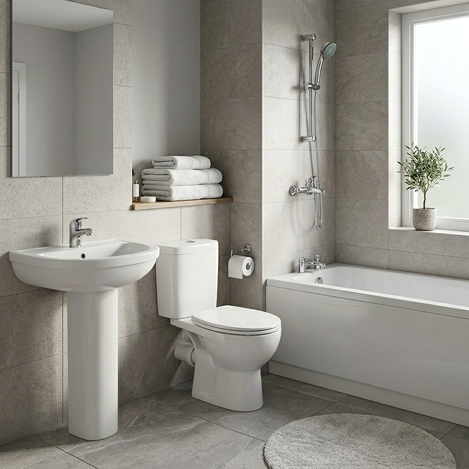 Melbourne Complete Bathroom Suite - 1700 x 700