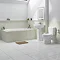 Melbourne 5 Piece Bathroom Suite - 3 Bath Size Options Large Image