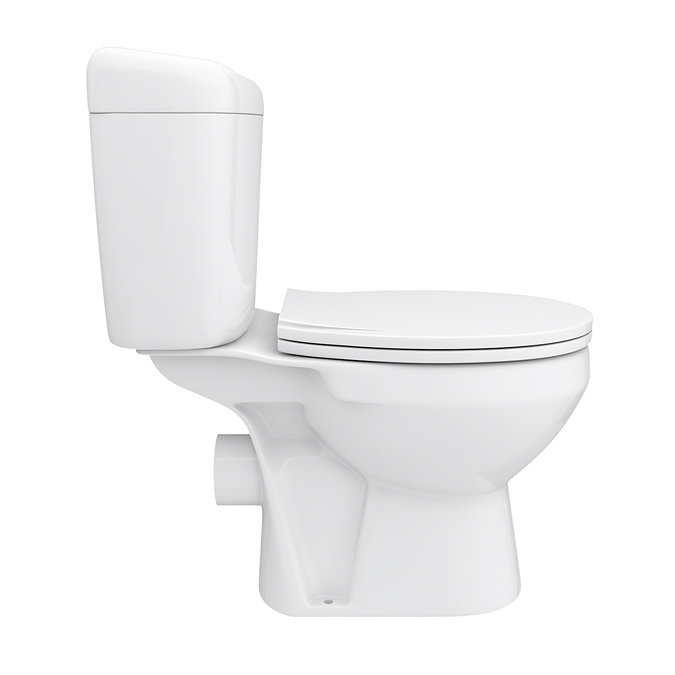 Melbourne Ceramic Close Coupled Modern Toilet  Feature Large Image