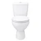 Melbourne Close Coupled Toilet incl. White Compact Cabinet + Basin Set additional Large Image