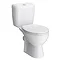 Melbourne Close Coupled Toilet incl. White Compact Cabinet + Basin Set In Bathroom Large Image