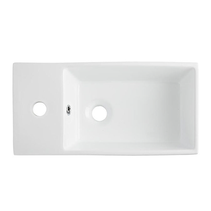 Melbourne Close Coupled Toilet Inc. White Compact Cabinet + Basin Set In Bathroom Large Image