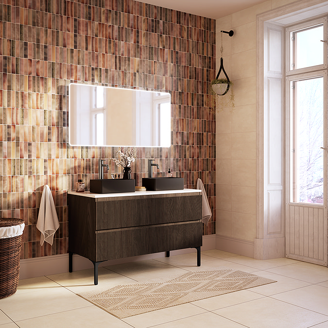 Meldola Beige Concrete Effect Wall and Floor Tiles - 600 x 600mm