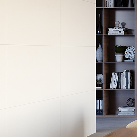 Meldola White Concrete Effect Large Format Wall and Floor Tiles - 600 x 1200mm