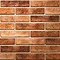 Melo Orange Rustic Brick Effect Wall Tiles - 250 x 60mm  Feature Large Image