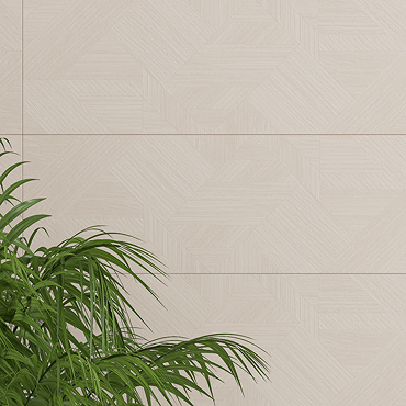 Stonehouse Studio Meloa Decor Cream Wood Effect Wall Tiles - 300 x 900mm