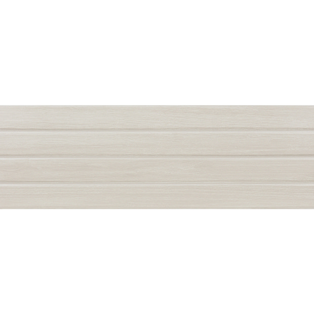 Meloa Linear Cream Wood Effect Wall Tiles - 300 x 900mm  Feature Large Image